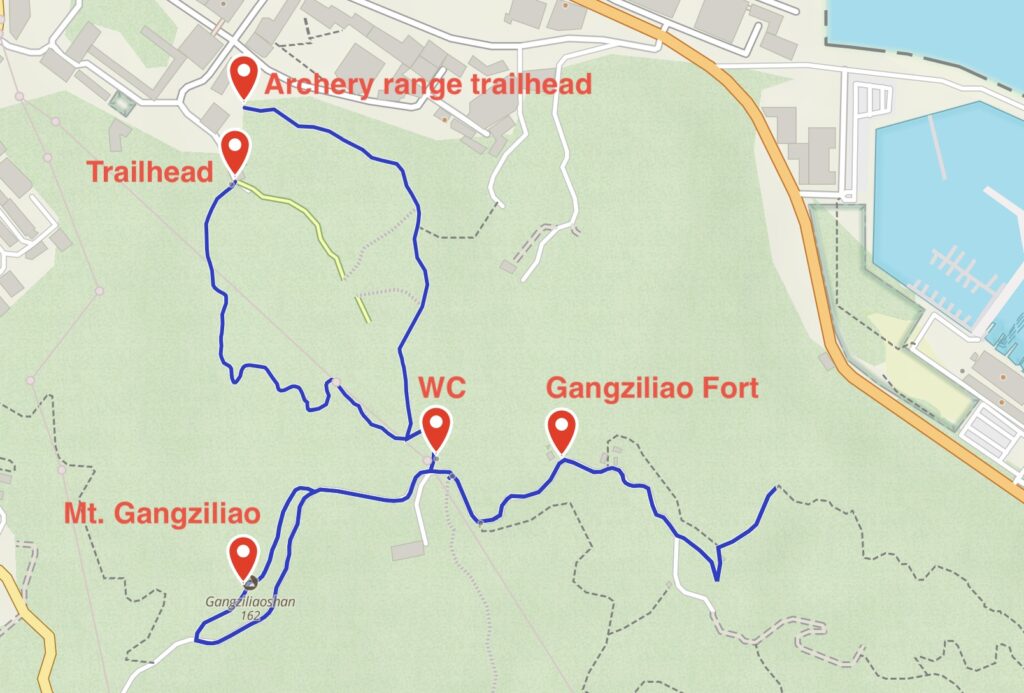 Longgang Trail: Half-Day Coastal Hike in Keelung 3 Map of Longgang Trail