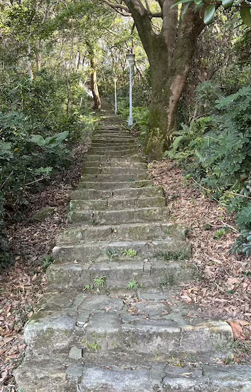Battleship Rock (Junjianyan) Trail: Scenic Hike in Taipei with Skyline Views 5 04東華公園長樓梯