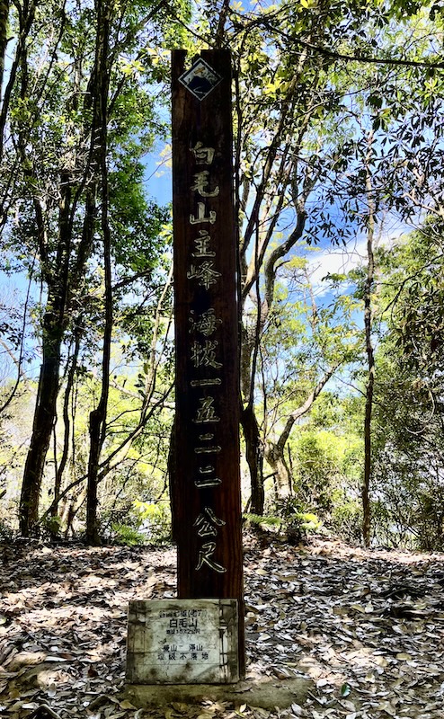 Summit of Baimao Mountain