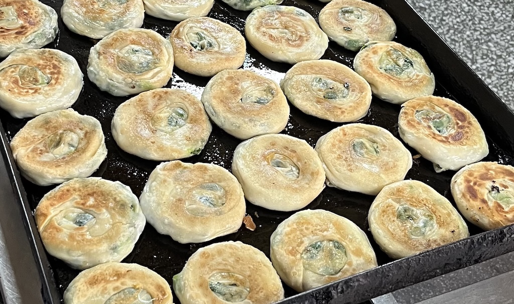 scallion pancakes