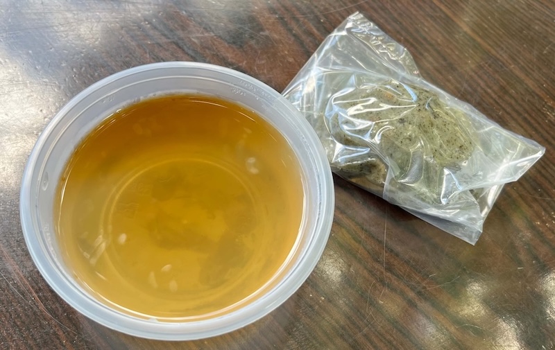 Grass rice cake & stone flower jelly