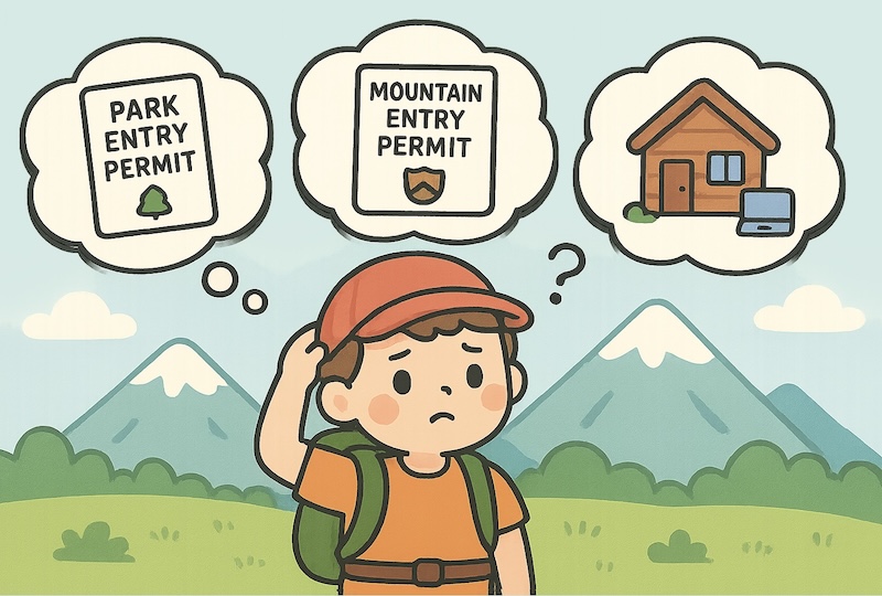 hiking permit