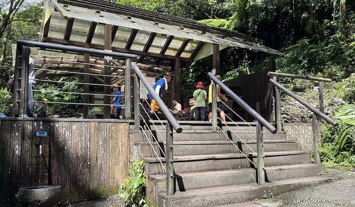 Pavilion on Matcha Mountain Trail