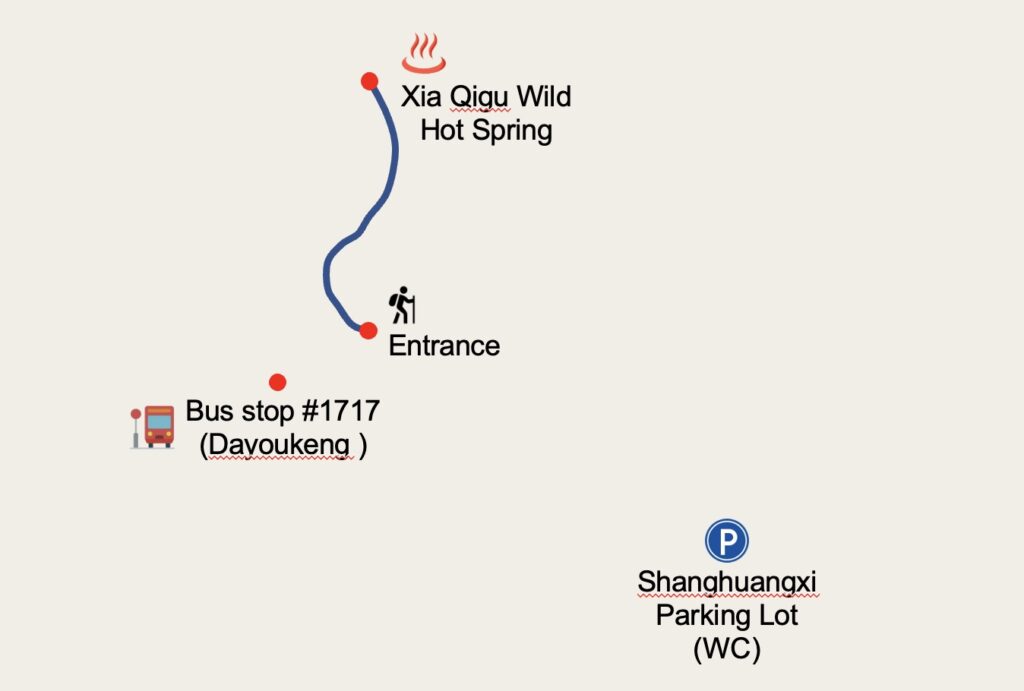 Xia Qigu Wild Hot Spring (下七股野溪溫泉): Yangmingshan’s Most Accessible Natural Hot Spring – Access & Visiting Guide 7 01 map