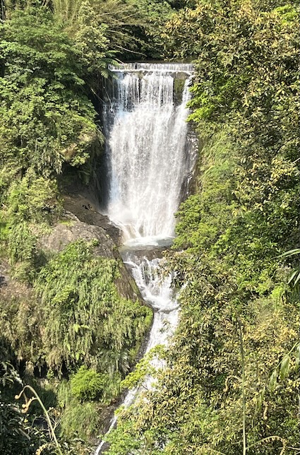 Hegu Waterfall in wet season
