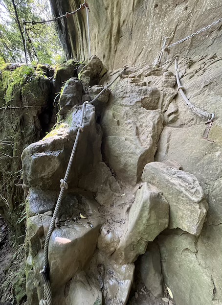 Path to Pipa Cave Waterfall