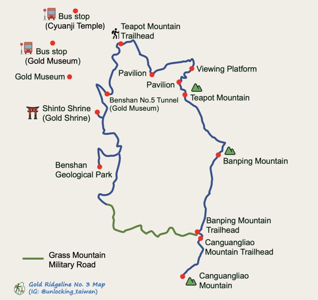 Gold Ridgeline No. 3 Map